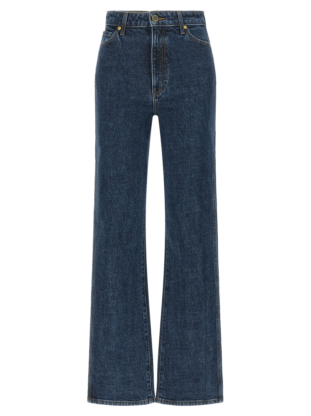 Khaite Jeans aus Leder in Schwarz