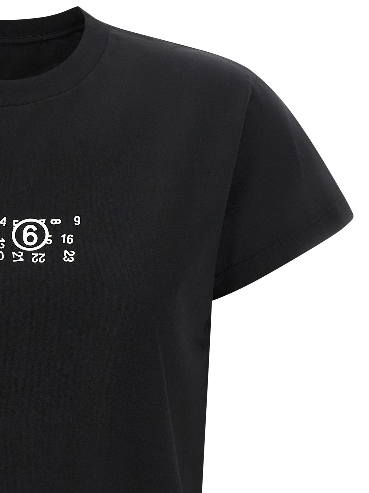 MM6 Maison Margiela T-Shirt aus Baumwolle in Schwarz