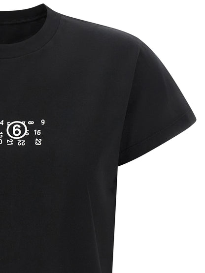 MM6 Maison Margiela T-Shirt aus Baumwolle in Schwarz