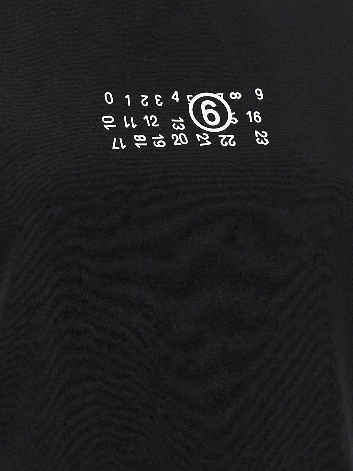 MM6 Maison Margiela T-Shirt aus Baumwolle in Schwarz