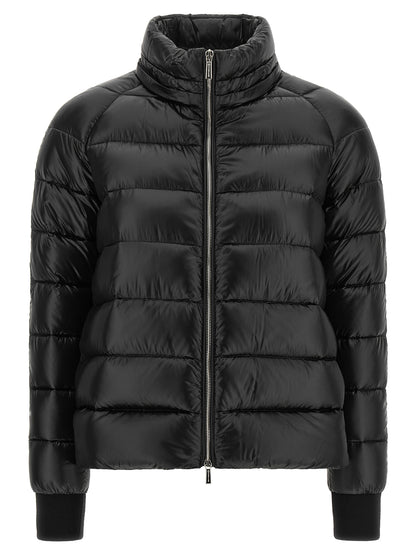 MooRER Schwarze Woll-Shell-Jacke – Produktansicht 2 | Arca Lucia