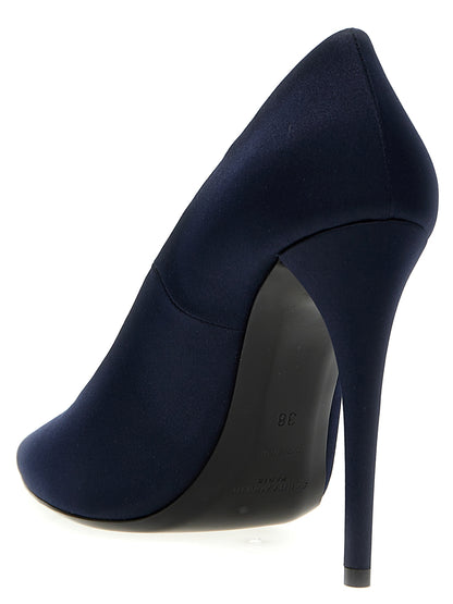 Saint Laurent Pumps aus Polyester in Blau