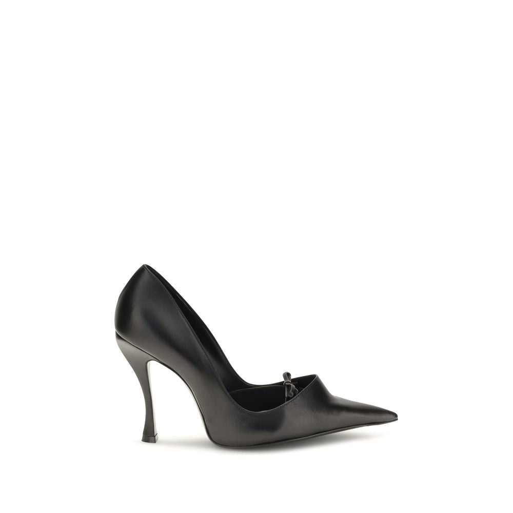 Balenciaga Pumps aus Leder in Schwarz