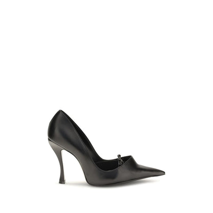 Balenciaga Pumps aus Leder in Schwarz