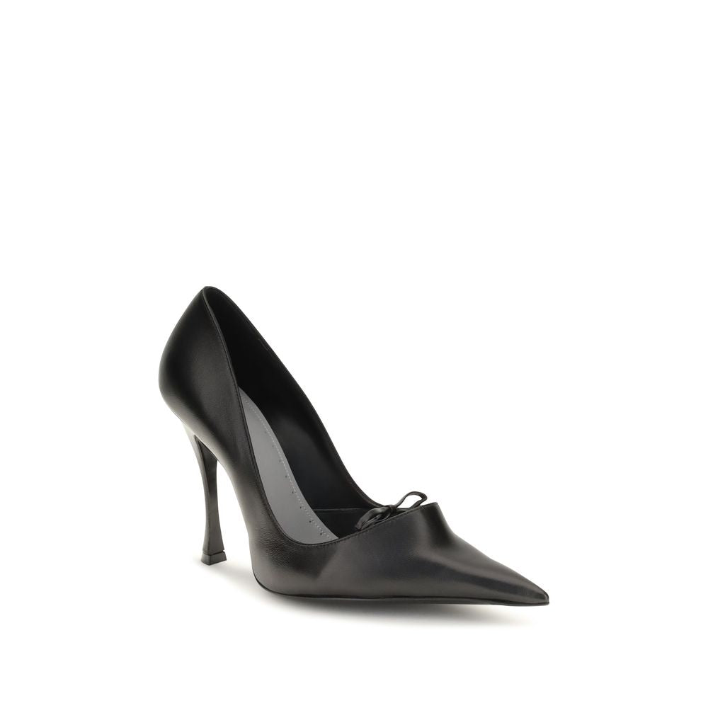Balenciaga Pumps aus Leder in Schwarz