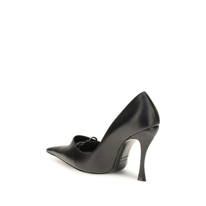 Balenciaga Pumps aus Leder in Schwarz