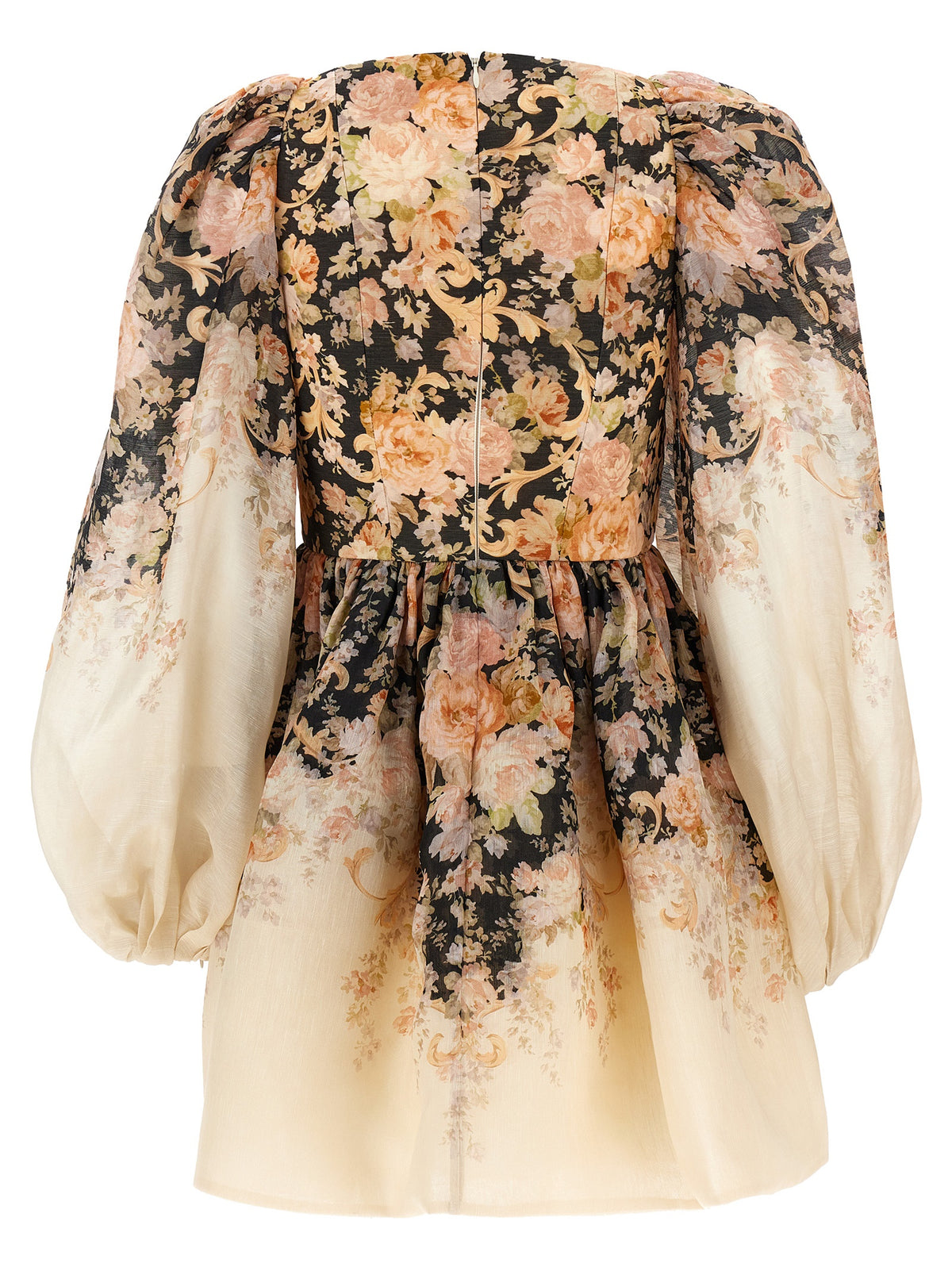 Zimmermann Kleid aus Seide in Mehrfarbig