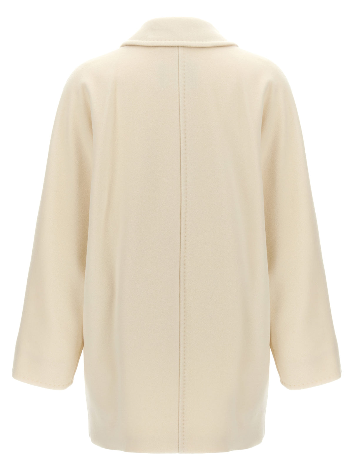 Max Mara Mantel aus Kaschmir in Weiß
