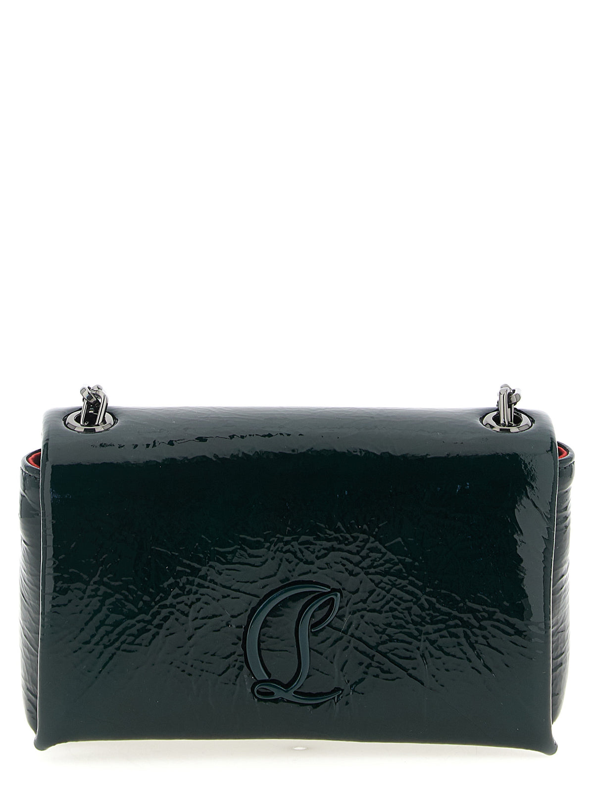 Christian Louboutin Umhängetasche aus Leder in Grün
