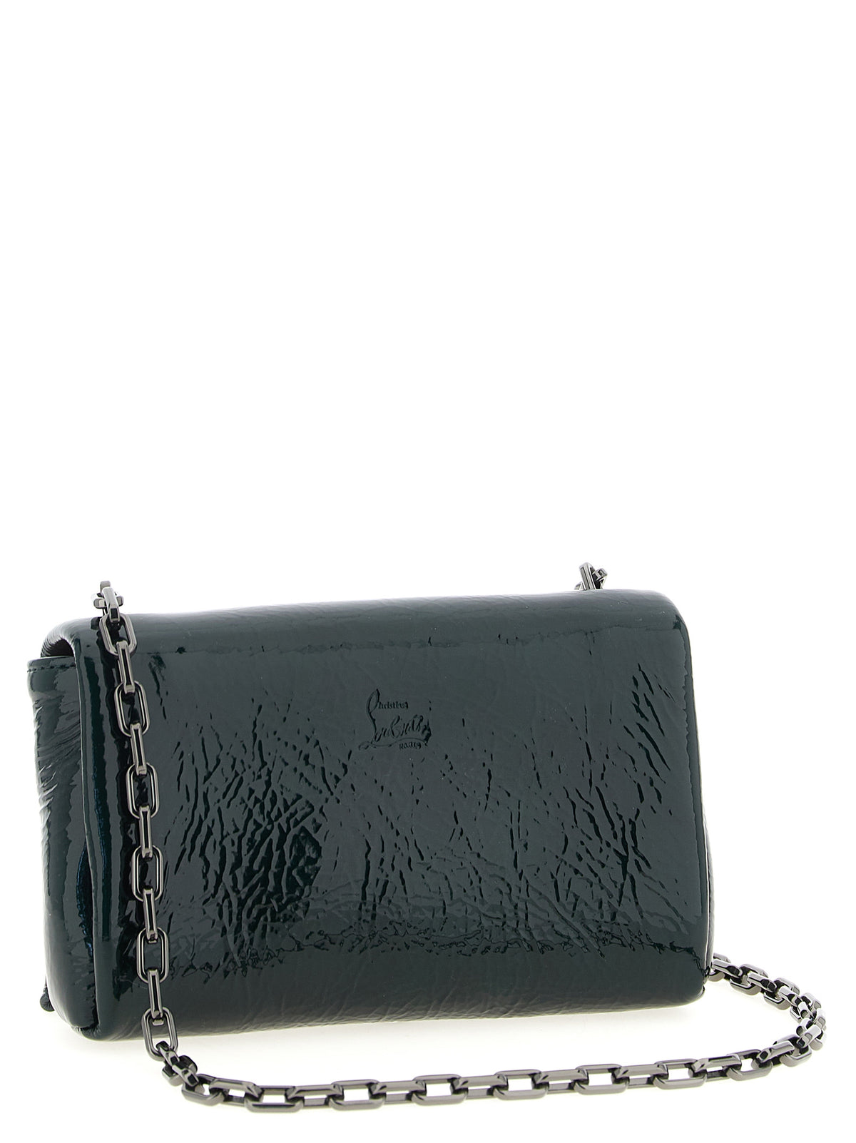 Christian Louboutin Umhängetasche aus Leder in Grün