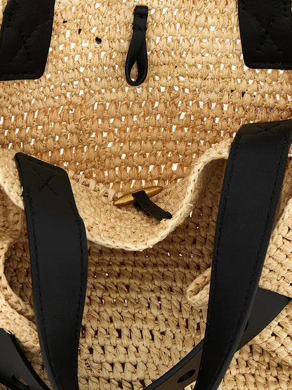 Loewe Tote Bag aus Leder in Beige