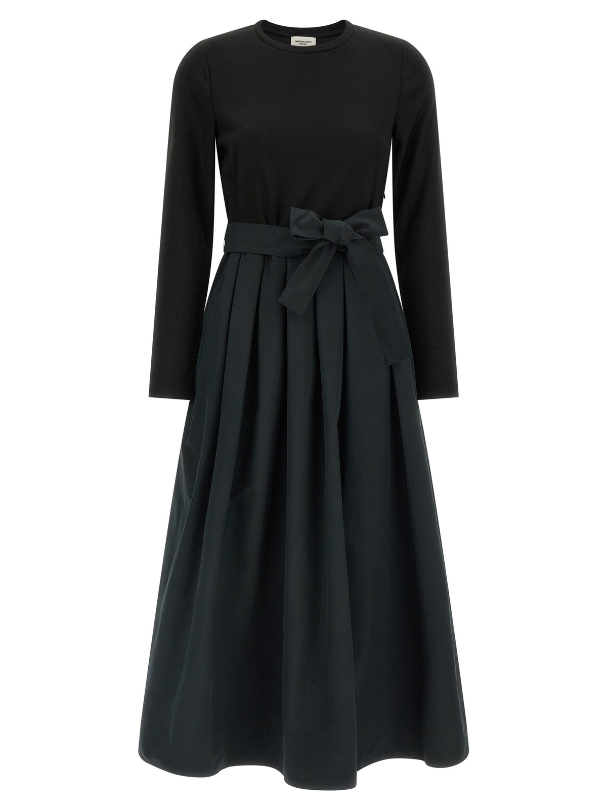 Max Mara Kleid aus Stoff in Schwarz