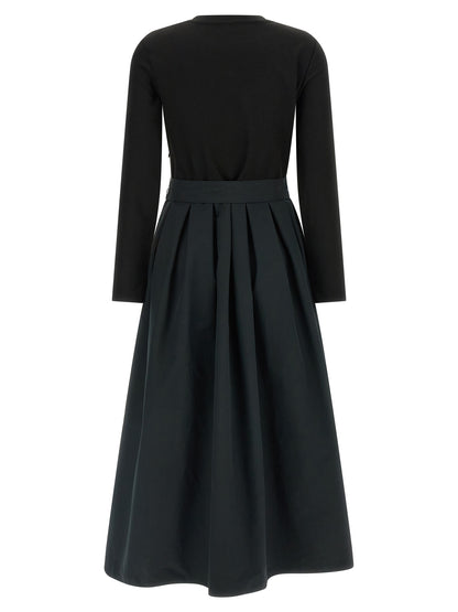 Max Mara Kleid aus Stoff in Schwarz