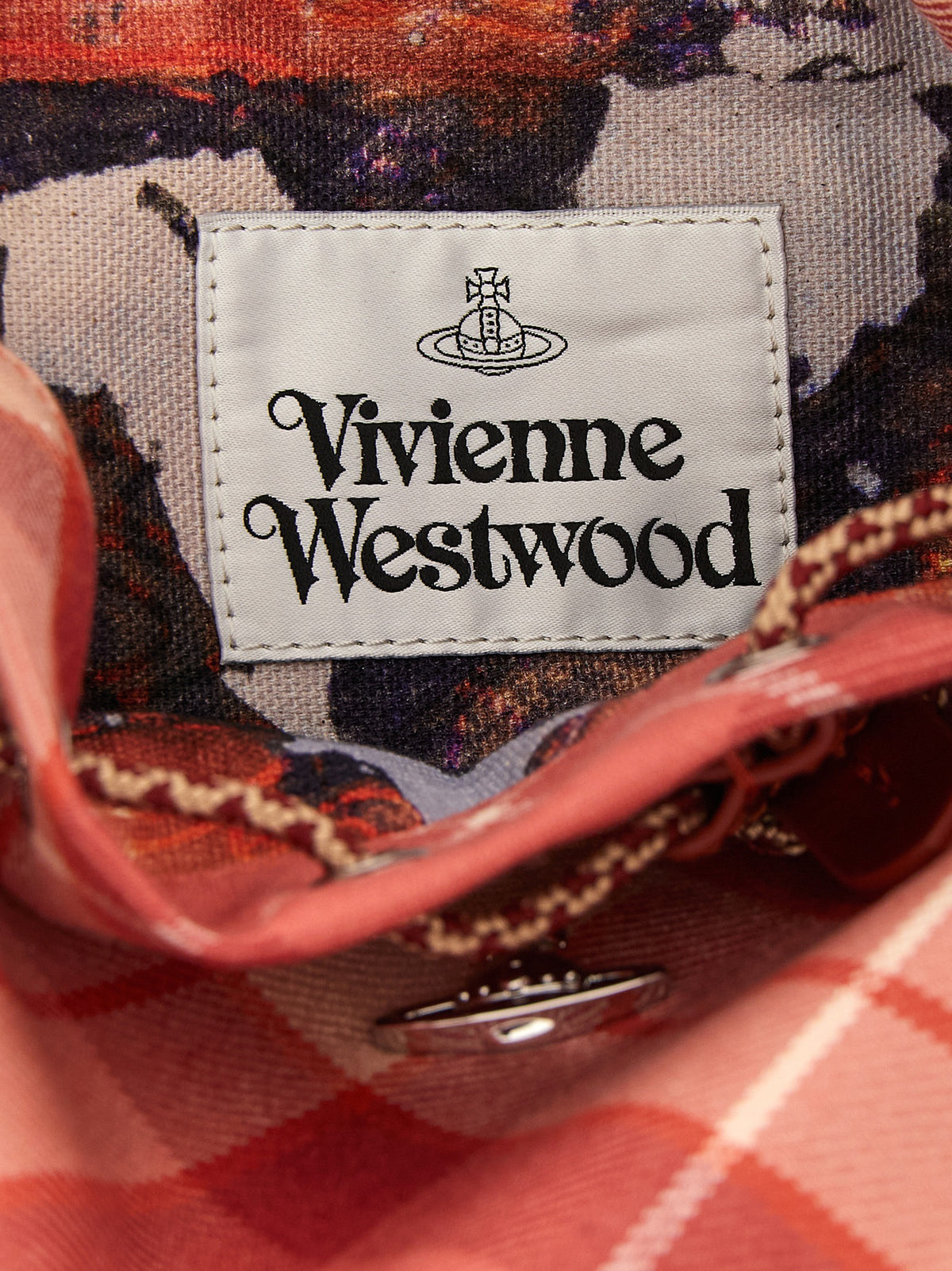 Vivienne Westwood Schultertasche aus Wildleder in Rosa