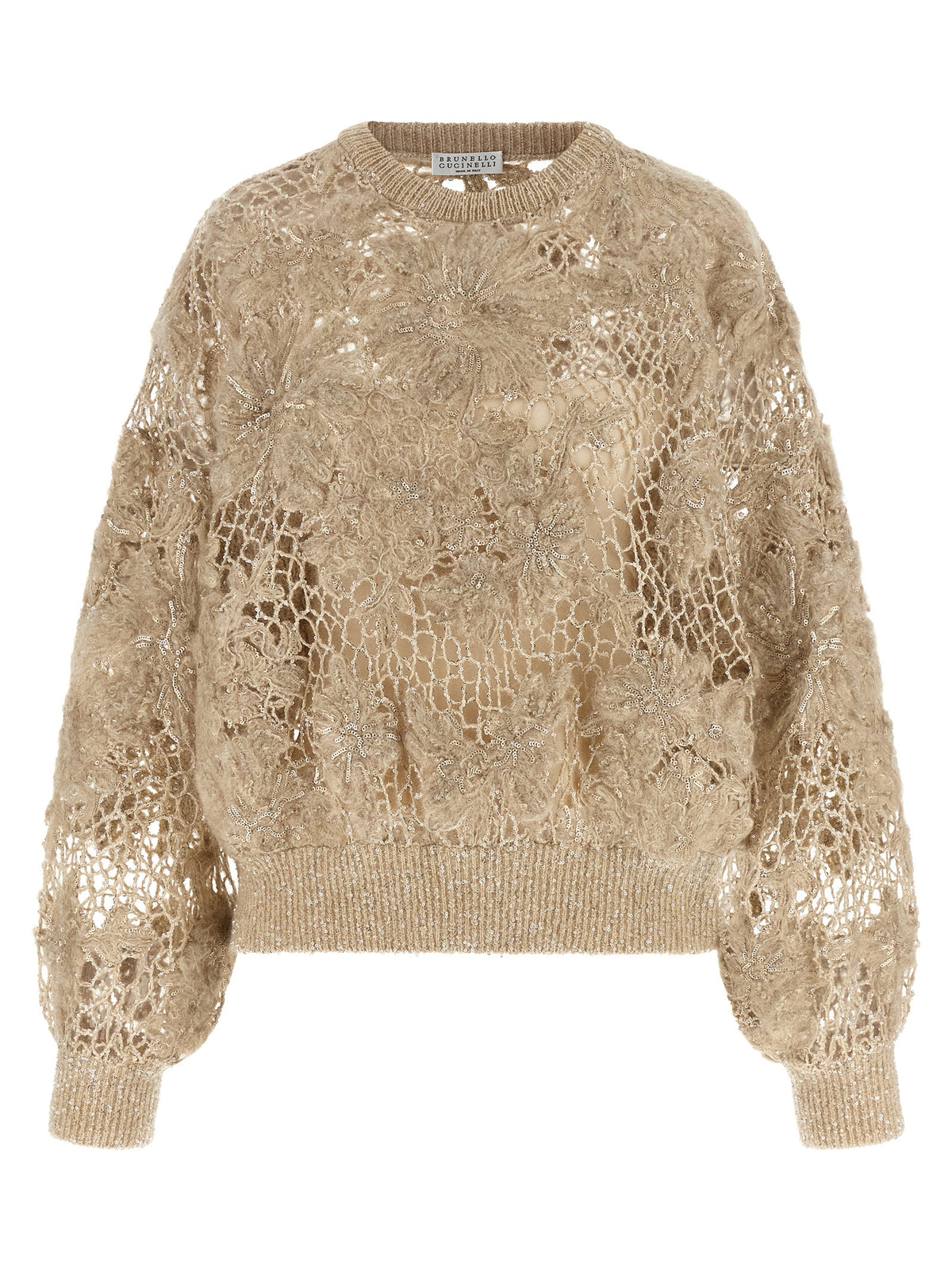 Brunello Cucinelli Jacke aus Wolle in Beige