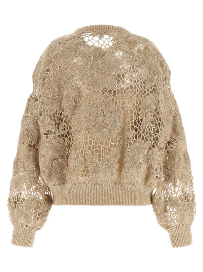Brunello Cucinelli Jacke aus Wolle in Beige
