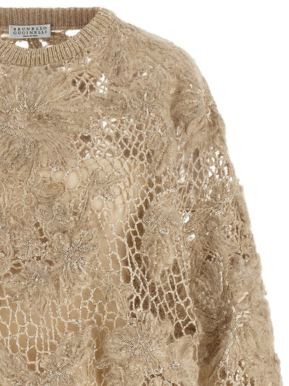 Brunello Cucinelli Jacke aus Wolle in Beige