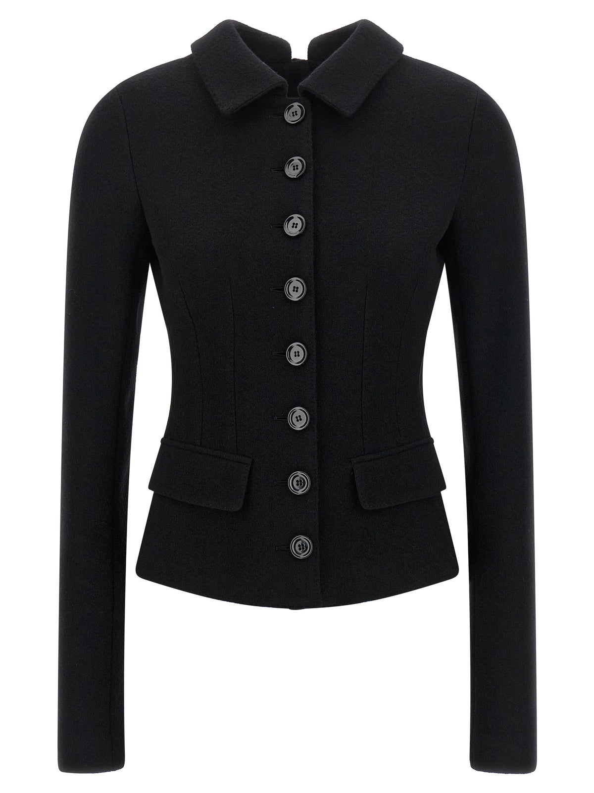 Dolce & Gabbana Blazer aus Wolle in Schwarz