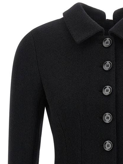 Dolce & Gabbana Blazer aus Wolle in Schwarz