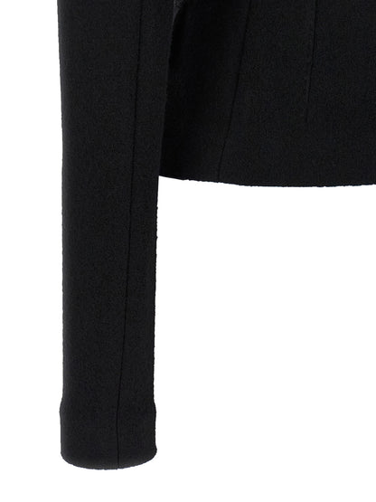 Dolce & Gabbana Blazer aus Wolle in Schwarz