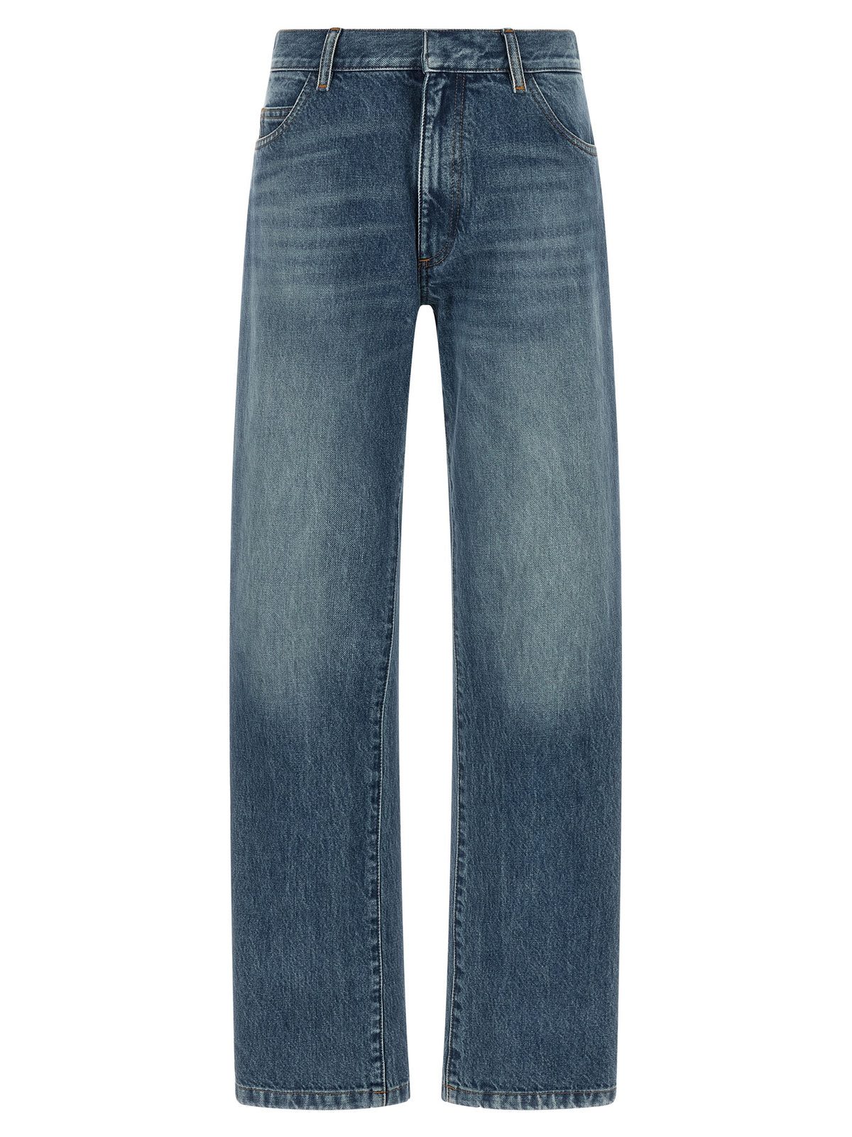 MM6 Maison Margiela Jeans aus Leder in Weiß