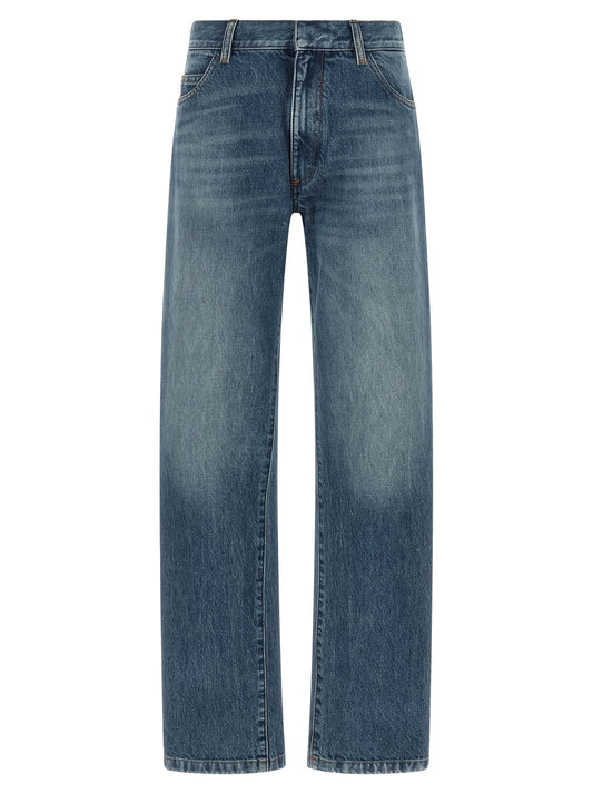 MM6 Maison Margiela Jeans aus Leder in Weiß