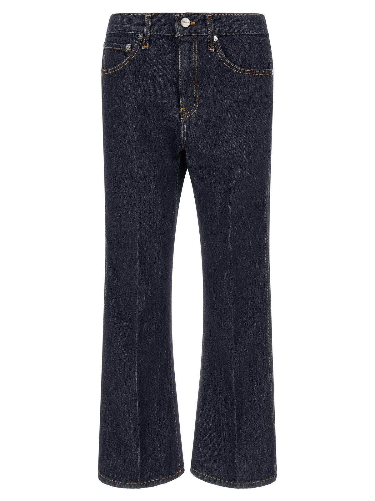 Khaite Jeans aus Leder in Schwarz