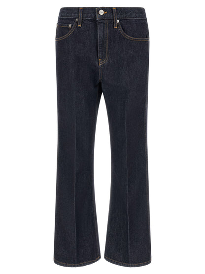 Khaite Jeans aus Leder in Schwarz