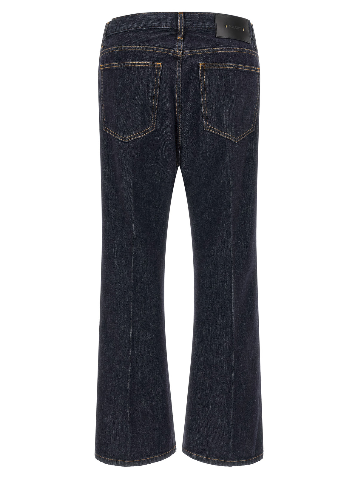 Khaite Jeans aus Leder in Schwarz