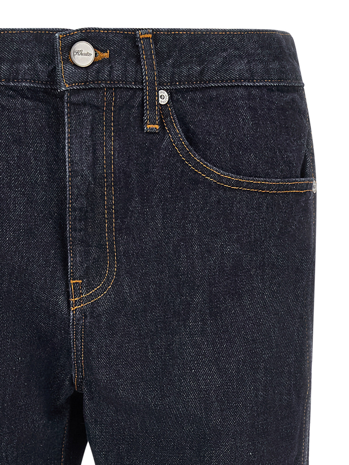 Khaite Jeans aus Leder in Schwarz