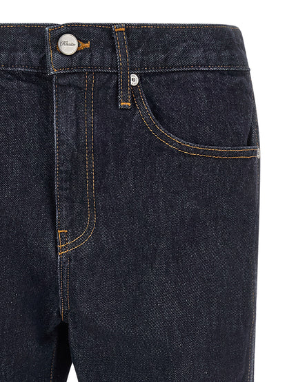 Khaite Jeans aus Leder in Schwarz