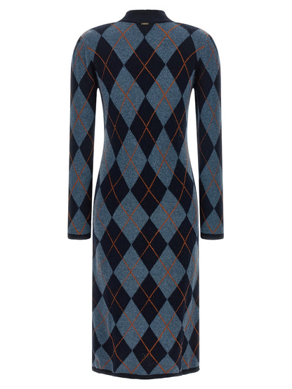 Twinset Kleid aus Baumwolle in Hellblau