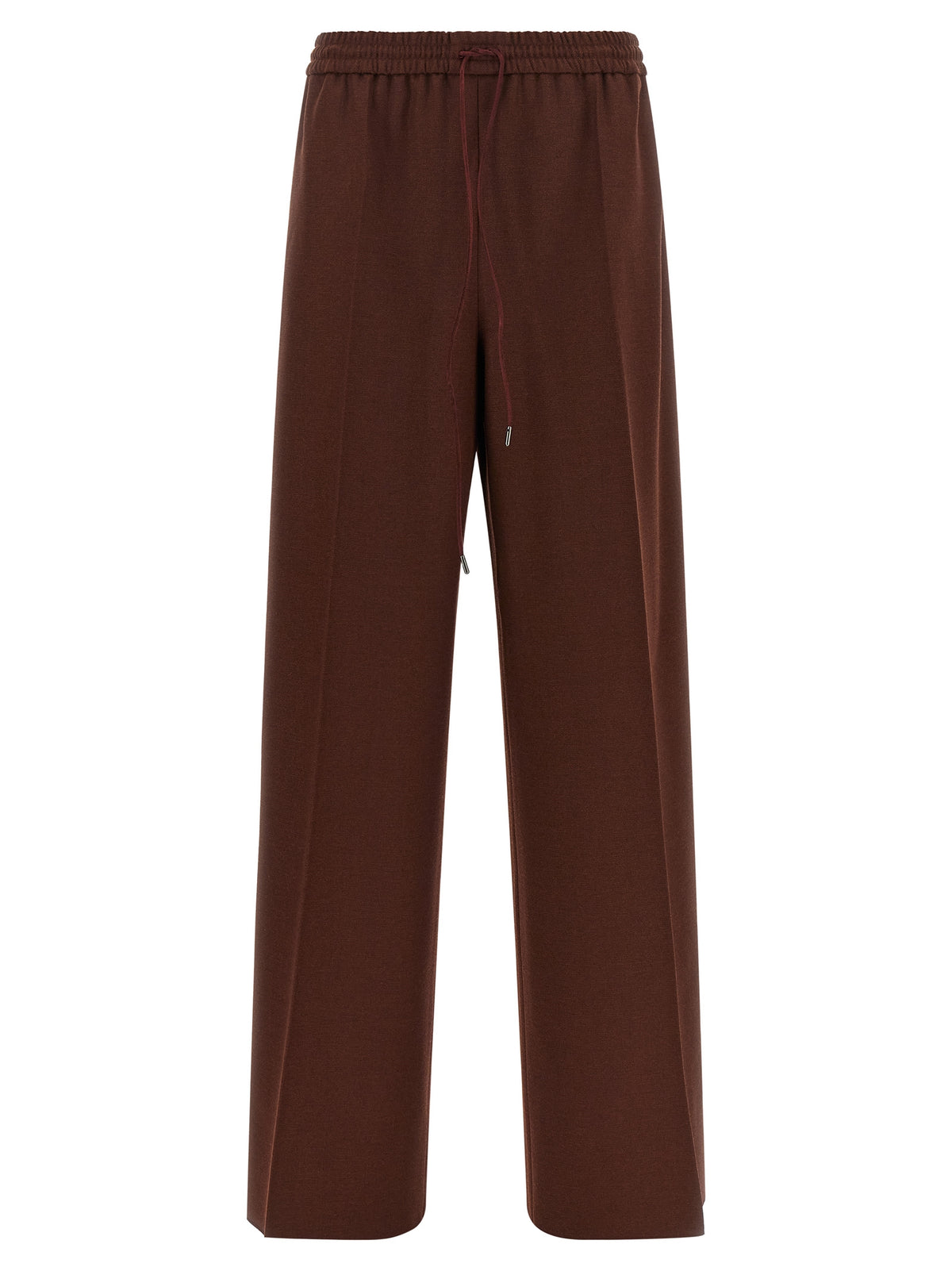 Max Mara Hose aus Wolle in Braun