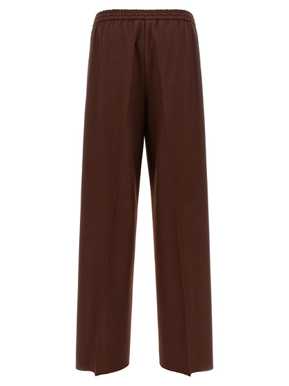 Max Mara Hose aus Wolle in Braun
