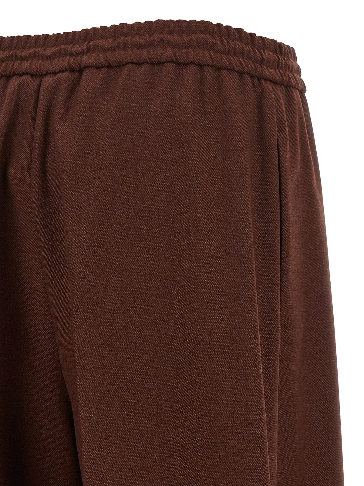 Max Mara Hose aus Wolle in Braun