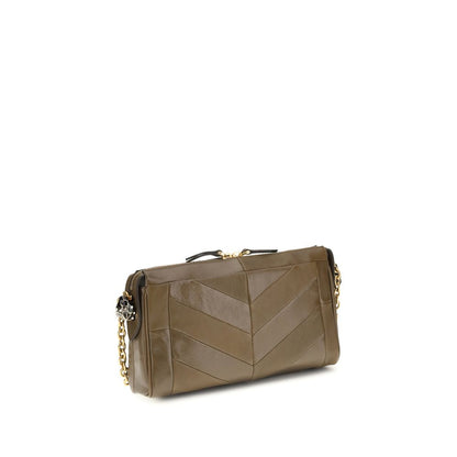 Valentino Garavani Schultertasche aus Leder in Braun
