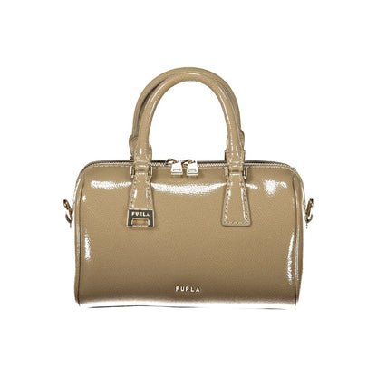 Furla Handtasche aus Leder in Grün