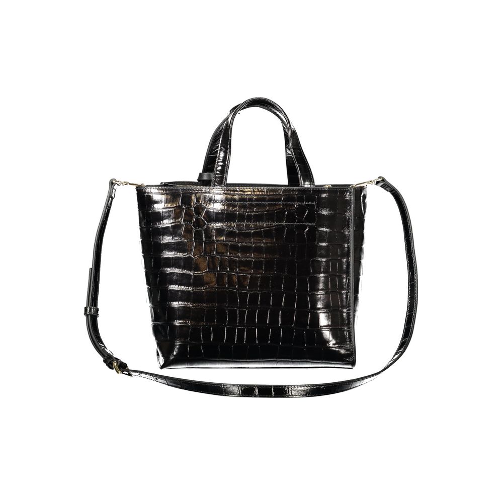 Furla Handtasche aus Leder in Schwarz