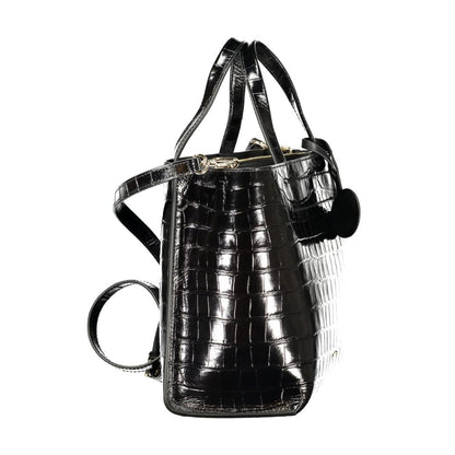 Furla Handtasche aus Leder in Schwarz