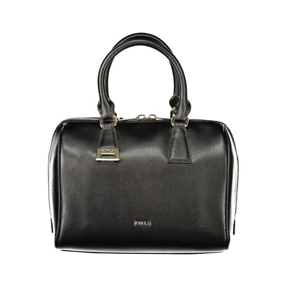 Furla Handtasche aus Leder in Schwarz