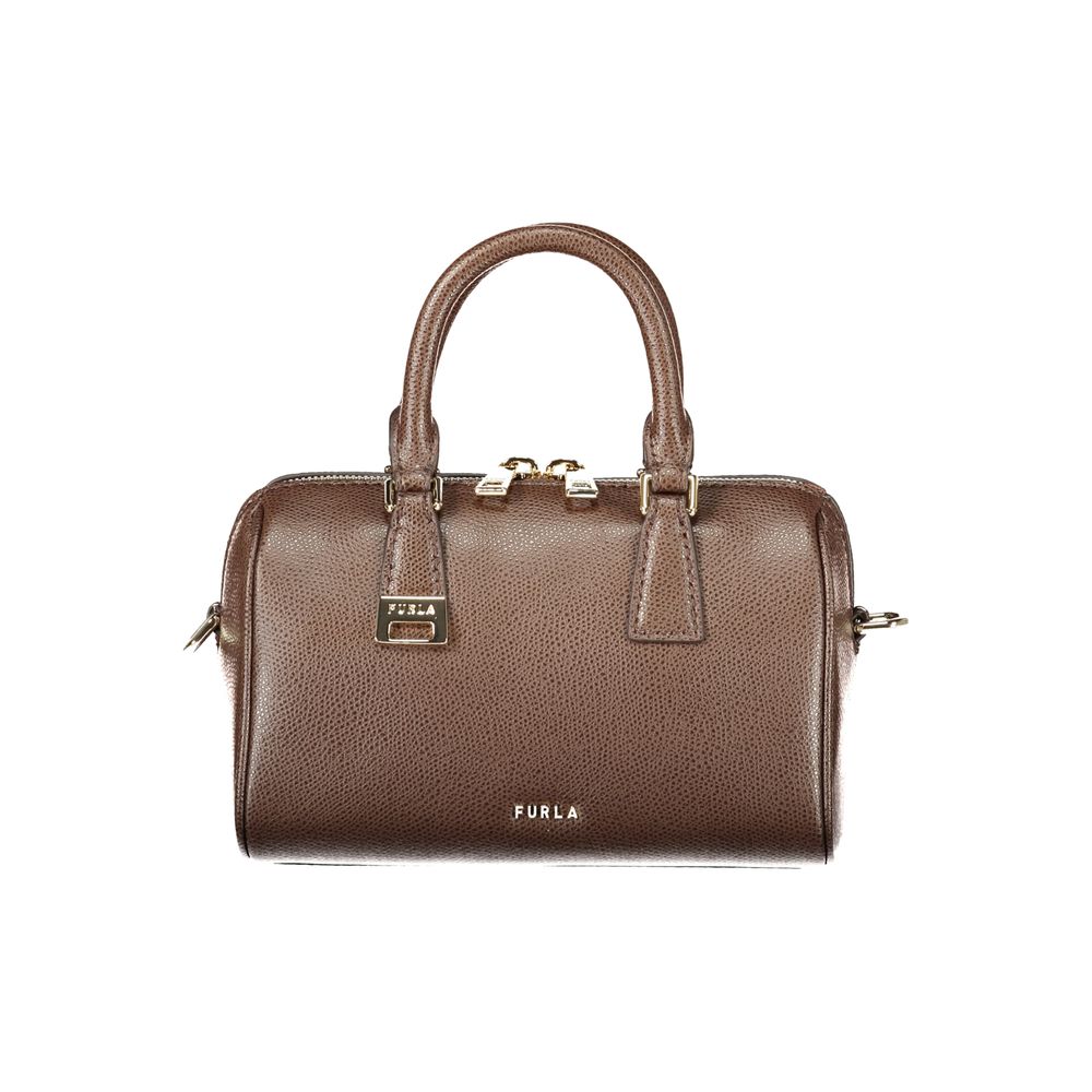Furla Handtasche aus Leder in Braun