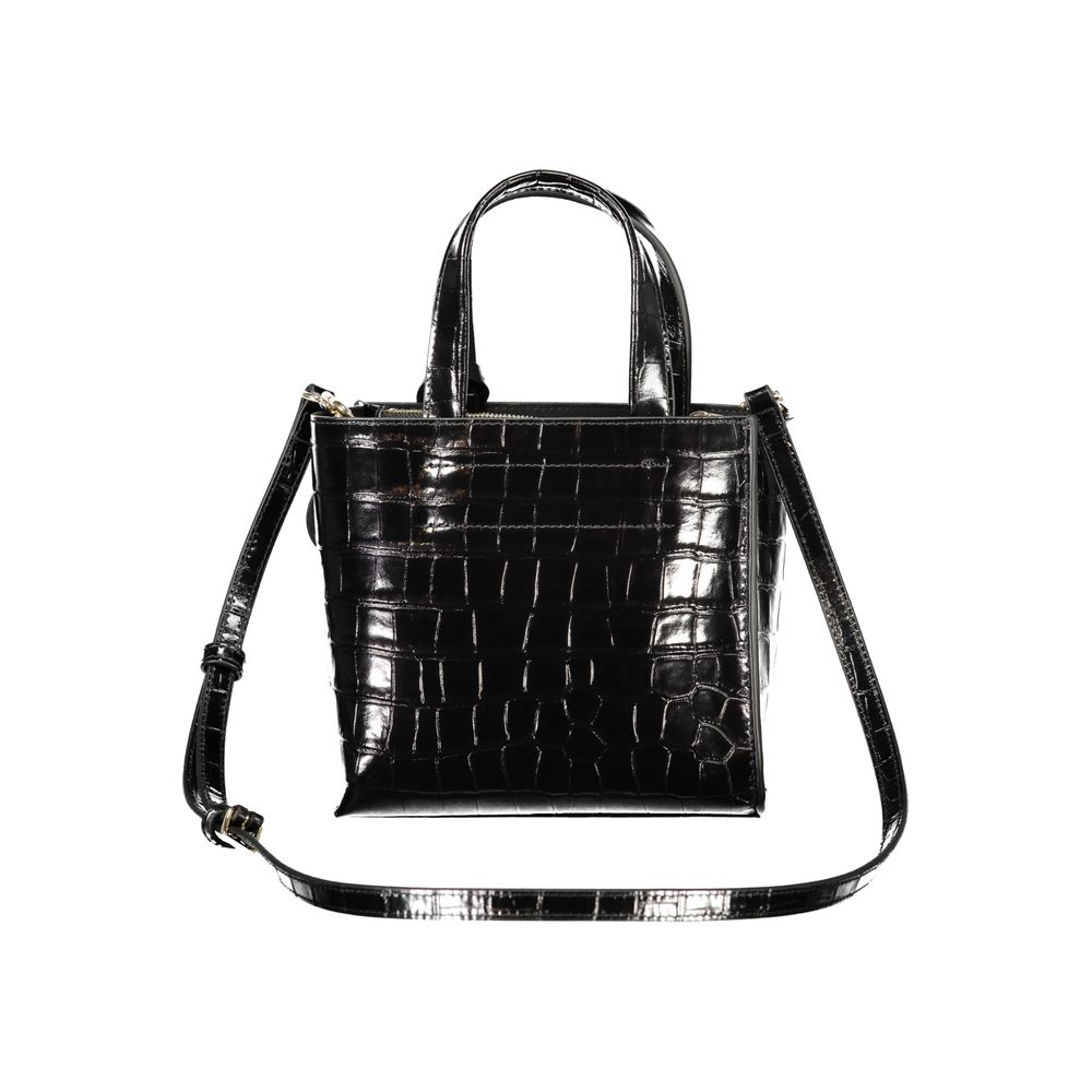 Furla Handtasche aus Leder in Schwarz