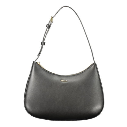 Furla Handtasche aus Leder in Schwarz