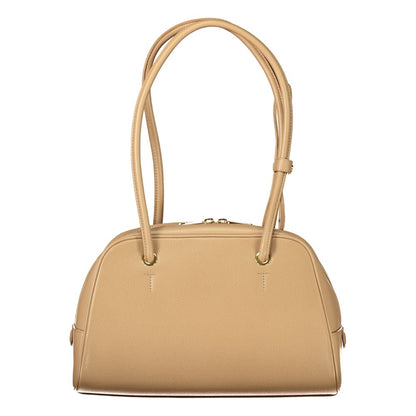Furla Handtasche aus Leder in Beige