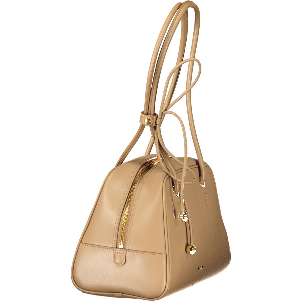 Furla Handtasche aus Leder in Beige