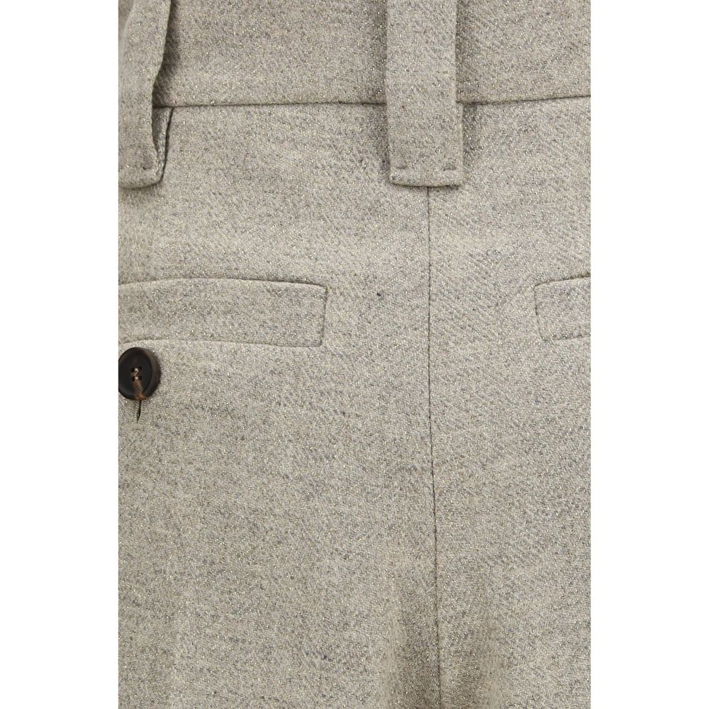 Brunello Cucinelli Kleid aus Wolle in Beige