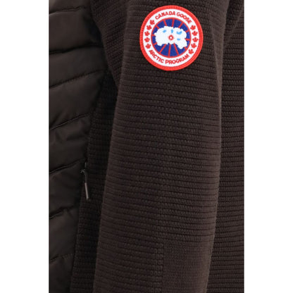 Canada Goose Brauner Wollmantel in voller Länge – Produktansicht 3 | Arca Lucia