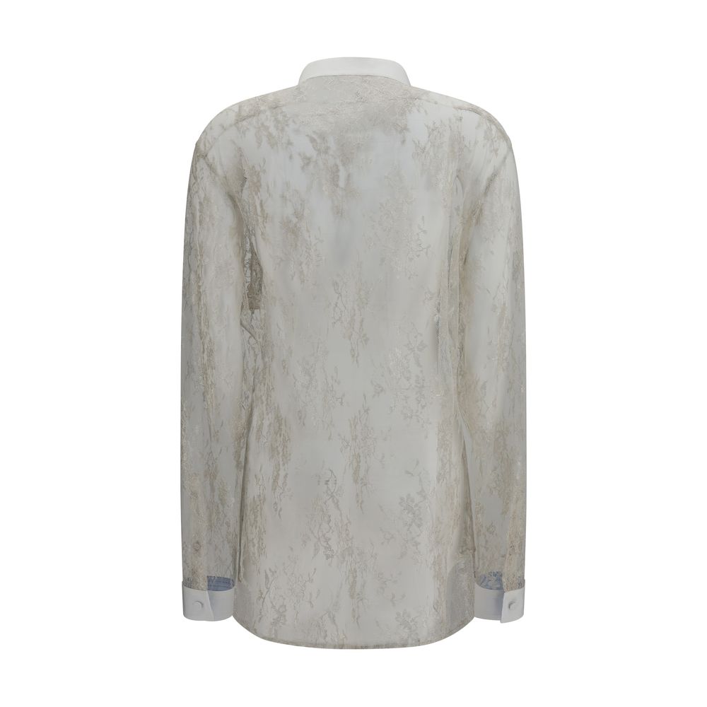 Tom Ford Bluse aus Polyester in Beige