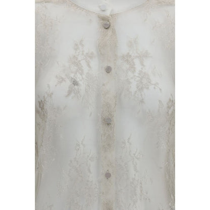Tom Ford Bluse aus Polyester in Beige