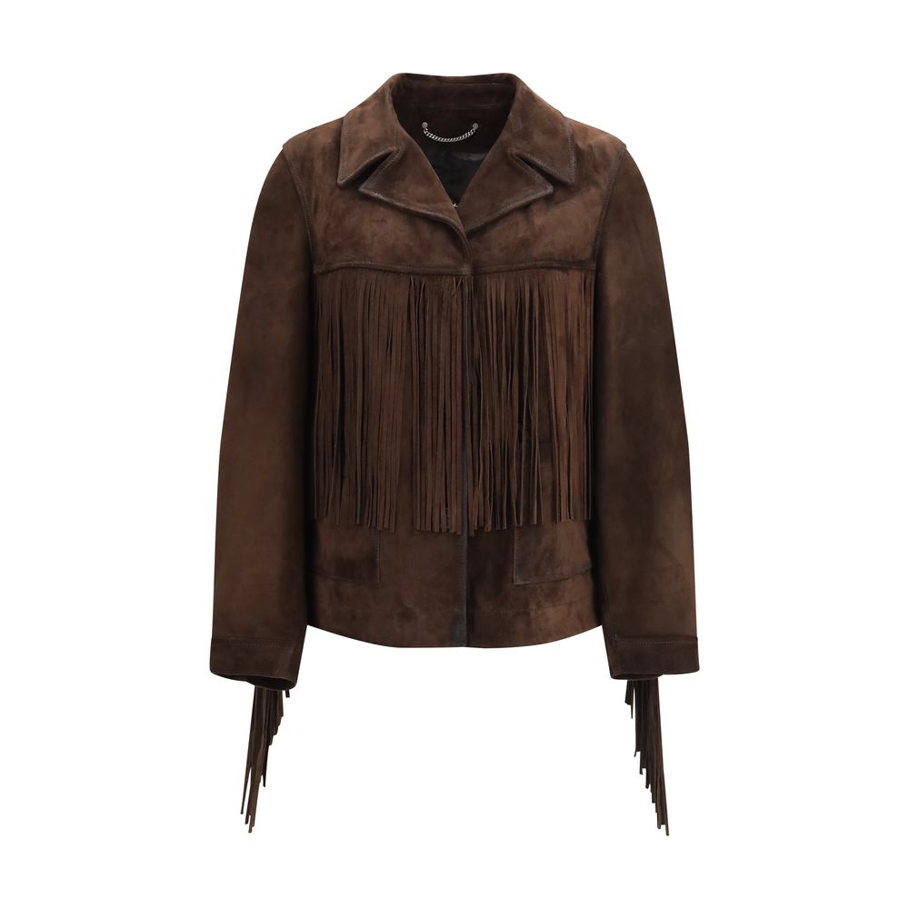 Golden Goose Jacke aus Wildleder in Braun